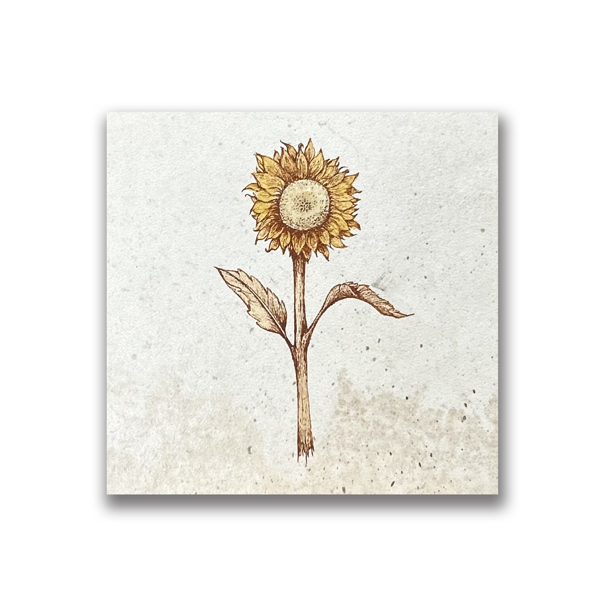 Sunflower Art Tile