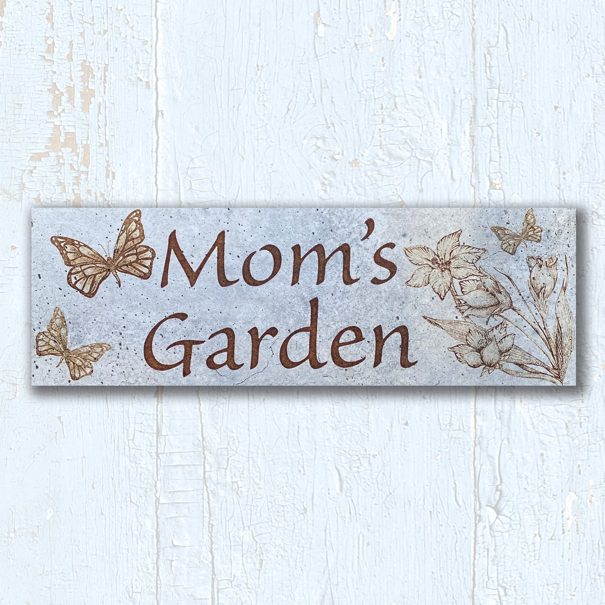 4"X12" Crocus Personalized Sign