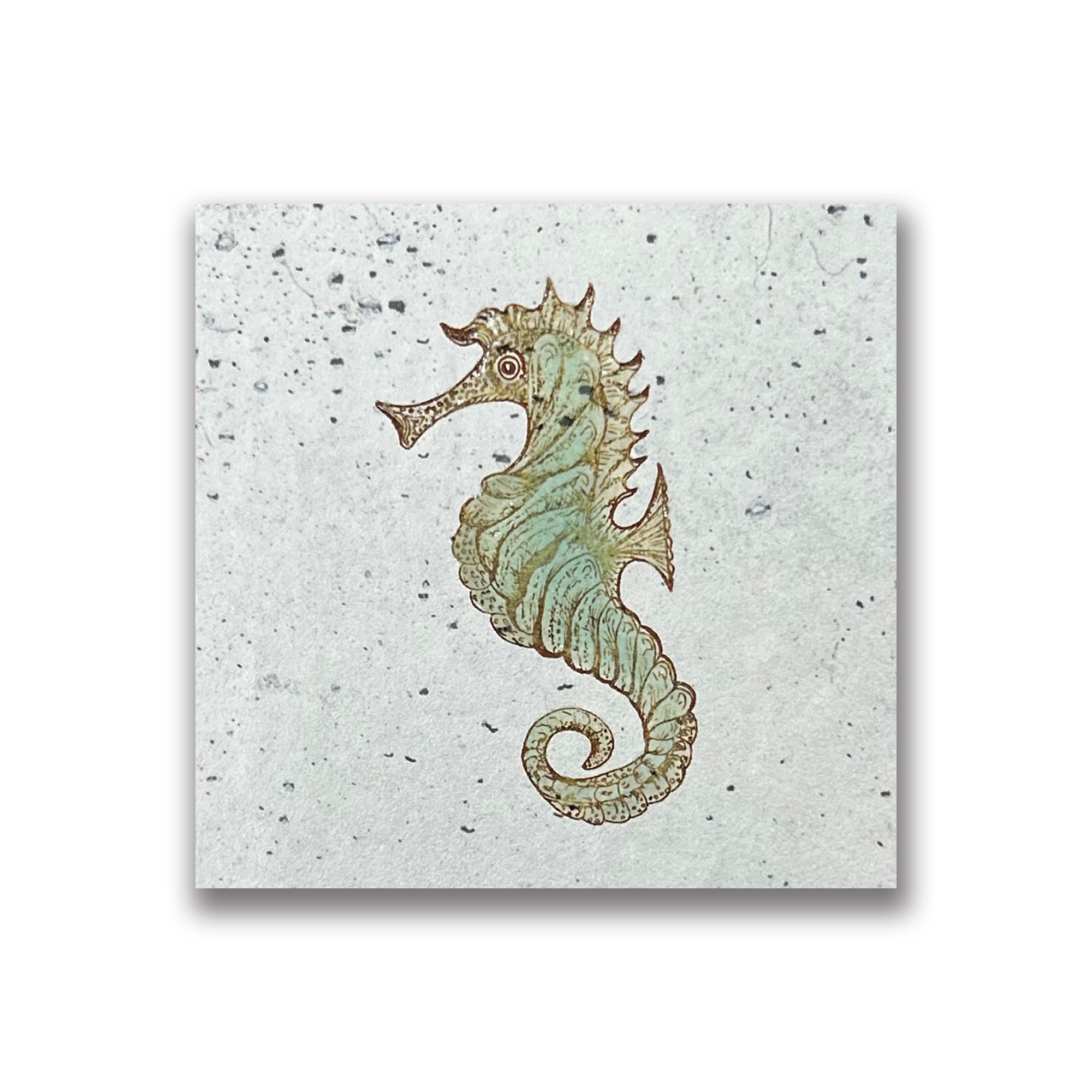 Seahorse Art Tile