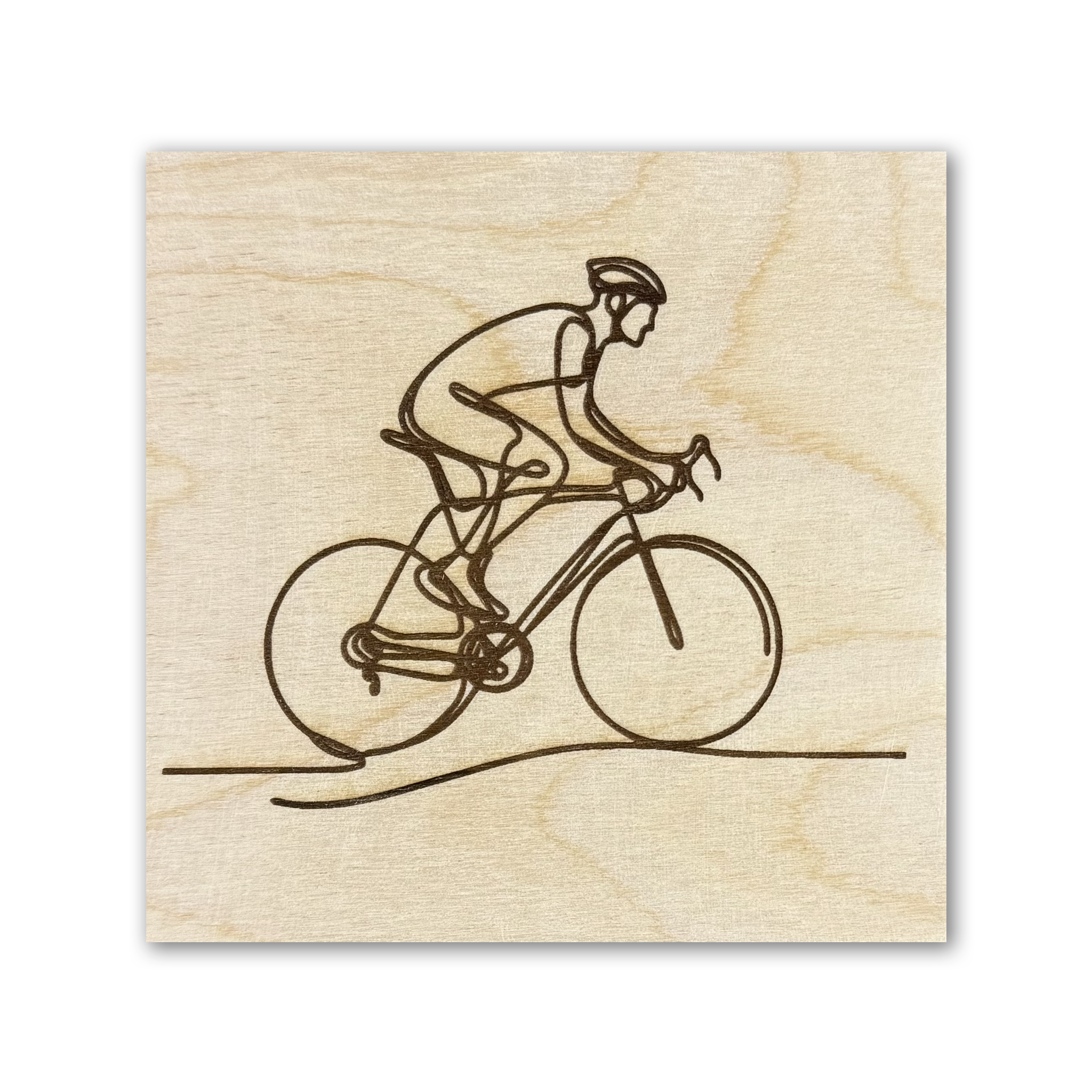 Cyclist | Line Art Tile
