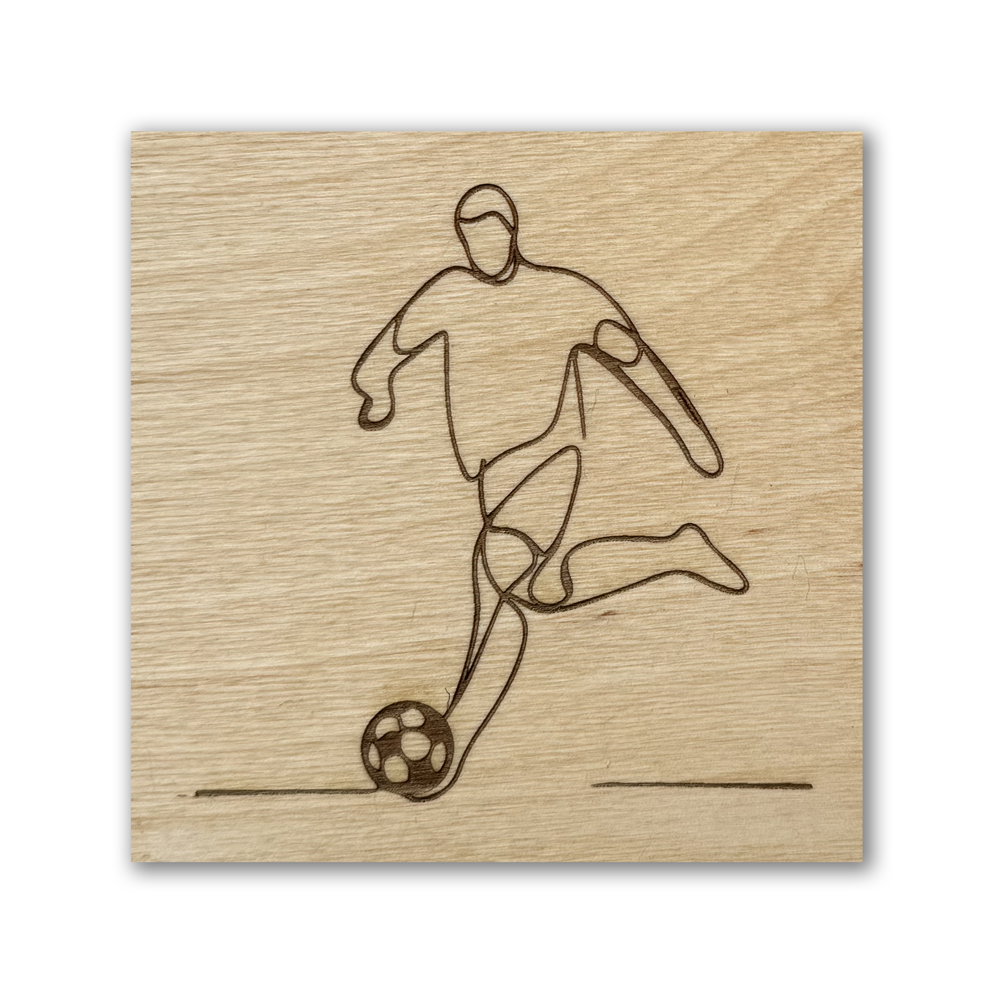Soccer Player | Line Art Tile