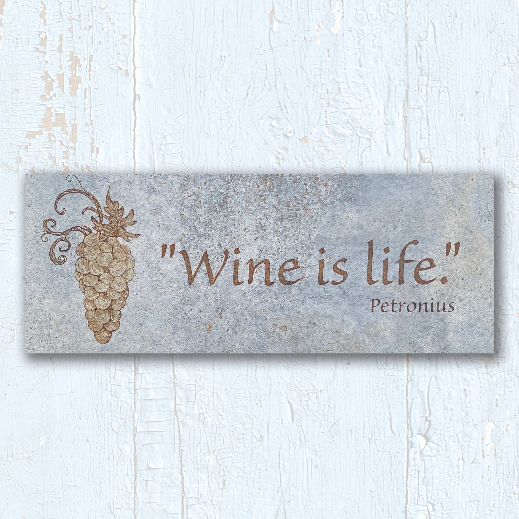 4"X12" Grapes Personalized Sign